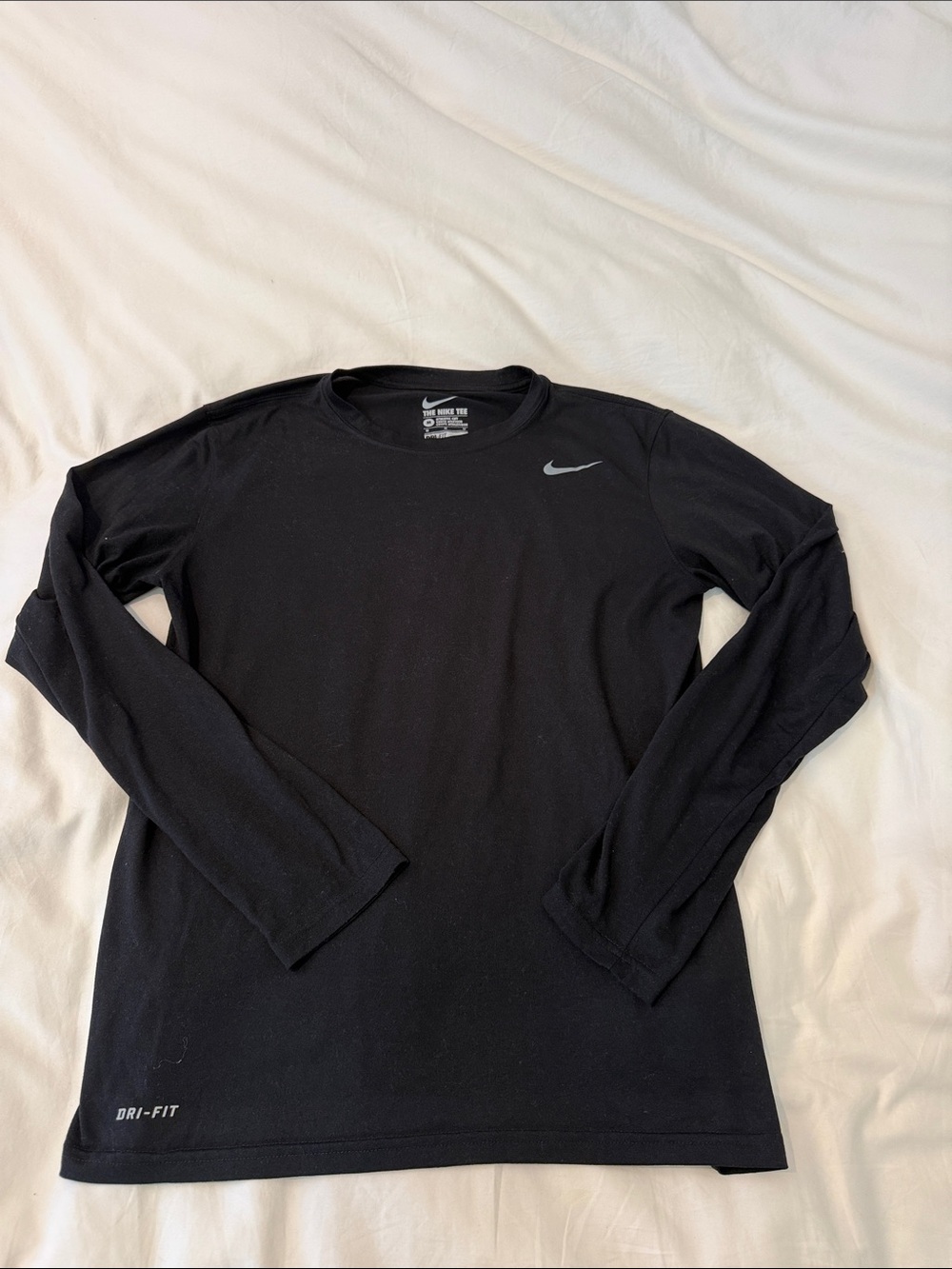 Nike Black Long Sleeve Dri-FIT Crew Shirt